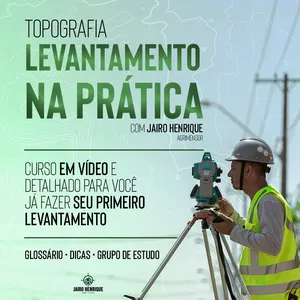 Imagem de capa para o Curso online TOPOGRAFIA - Levantamento na Prática