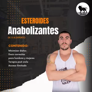 Imagen de portada para Curso online Esteroides Anabolizantes de 0 a experto