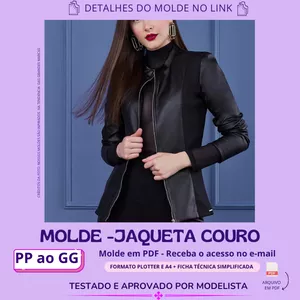 Imagem de capa para o Curso online Molde Jaqueta Couro Fake