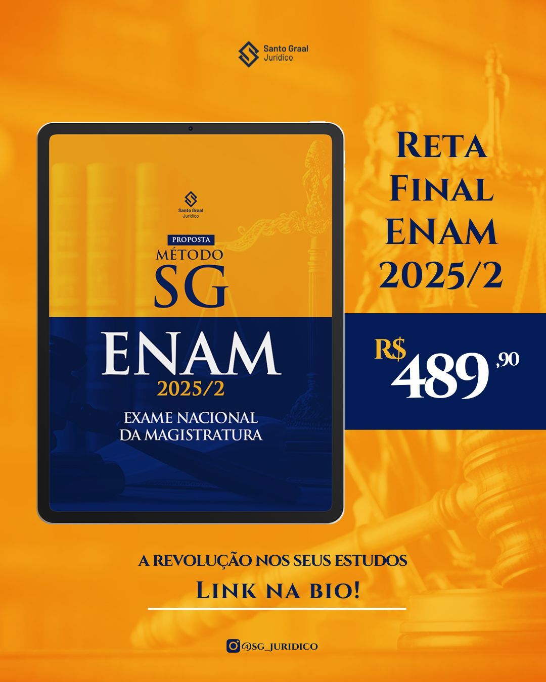 Imagem do curso Reta Final ENAM 2.2025 | Método SG