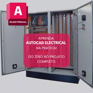 Imagem de capa para o Curso online Projetos Elétricos com AutoCad Electrical