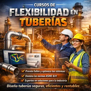 Imagen de portada para Ebook Curso: Análisis de Esfuerzos y Expansión Térmica de Tuberías