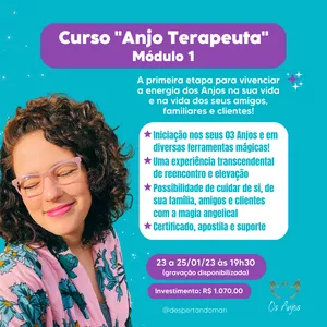 Imagem de capa para o Evento online Anjo Terapeuta 