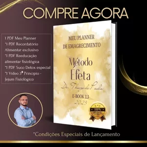 Imagem de capa para o Ebook E-book Meu Planner de Emagrecimento
