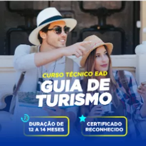 Imagem de capa para o Curso online Técnico em Guia de Turismo Ead