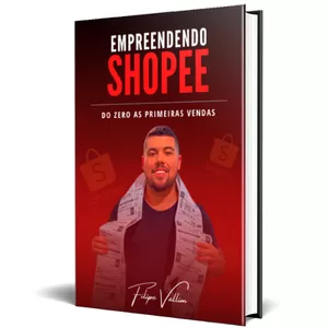 Imagem de capa para o Ebook Empreendendo Shopee - Do Zero as Primeiras Vendas