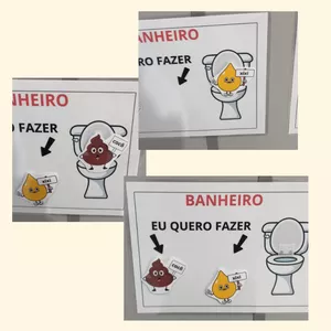 Imagem de capa para o Ebook Rotina cocô e xixi , sede e fome !