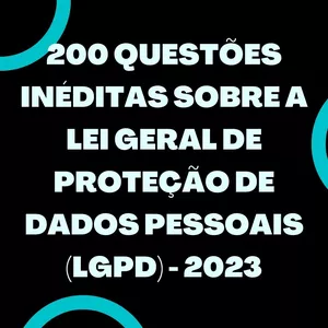 Imagem do curso 200 Questões Inéditas sobre a LGPD - 2024