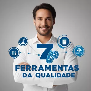 Imagem de capa para o Ebook As 07 Ferramentas da Qualidade - Prático e Objetivo.