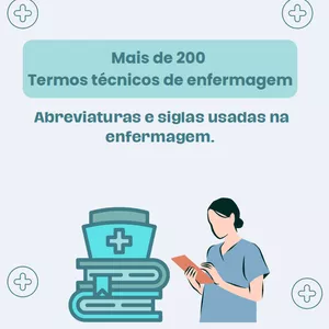 Imagem de capa para o Ebook 200 Termos mais usados na Enfermagem