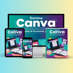 Imagen de portada para Ebook CANVA Guia completa de herramientas  y ejercicios.  ¿Como crear una identidad visual?