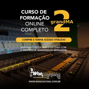 Curso Curso Formação Online Completo grandMA2 2.0.