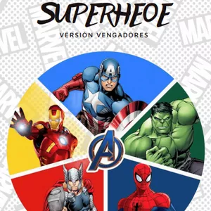 Imagen de portada para Ebook ¡Colorea tu superhéroe!