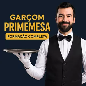 Imagem do curso Garçom PrimeMesa – Formação Completa 