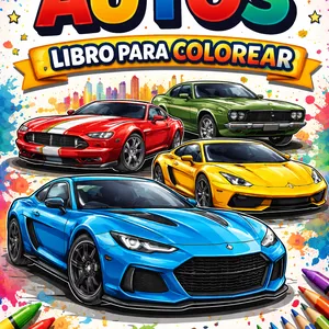 Imagen de portada para Ebook Autos para colorear