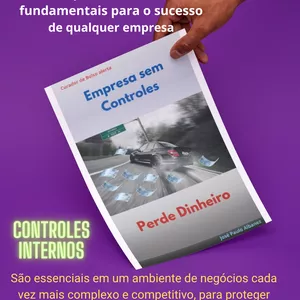 Imagem de capa para o Ebook Empresa sem Controles perde Dinheiro