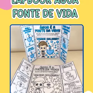 Imagem de capa para o Curso online LAPBOOK ÁGUA FONTE DE VIDA