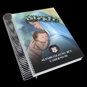 Imagem de capa para o Ebook Alfabetização BCV - Caderno3