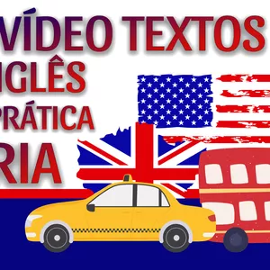 Imagem de capa para o Curso online 100 Vídeo-Textos em Inglês