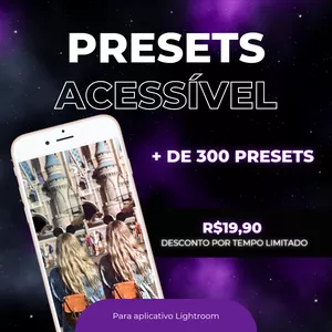 Imagem de capa para o Ebook PRESETS ACESSÍVEL 