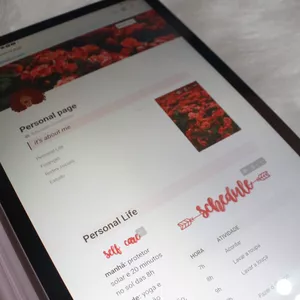 Imagem de capa para o Ebook Notion template Personal Page