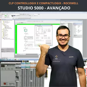 Imagem de capa para o Curso online Studio 5000 Avançado - PID &amp; PlantPAX &amp; SCL/Grafcet (+ Bônus)