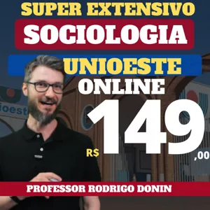 Imagem de capa para o Curso online SOCIOLOGIA UNIOESTE / ENEM