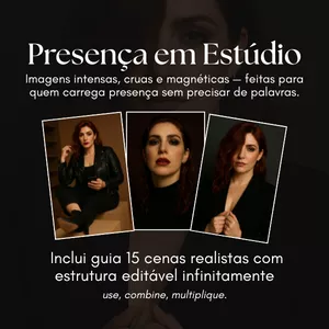 Imagem de capa para o Ebook Presença em Estúdio – Pacote Visual de Autoridade Silenciosa