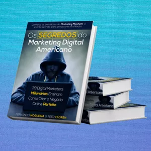 Imagem de capa para o Ebook SEGREDOS DO MARKETING DIGITAL AMERICANO