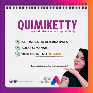 Imagem de capa para o Curso online Curso de Química COMPLETO para o ENEM