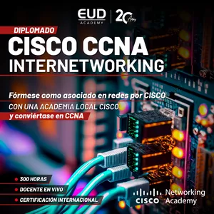 Imagen de portada para Curso online Diplomado CCNA Internetworking - CISCO®