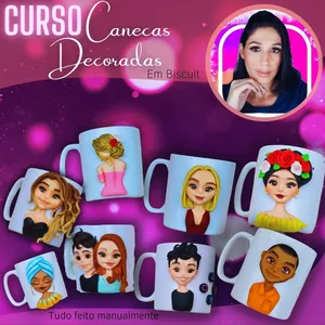 Imagem de Curso Canecas Decoradas criado por Dayenne Alves na hotmart