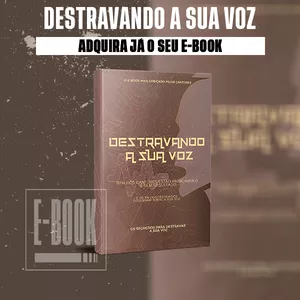 Imagem de capa para o Ebook Destravando a sua Voz