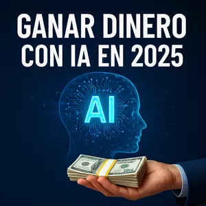 Imagen de portada para Ebook "Cómo Ganar Dinero con IA – Guía Práctica para Principiantes 2025"