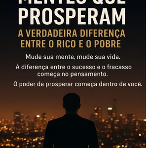 Imagem de capa para o Ebook Mentes que Prosperam a verdadeira diferença entre o Rico e o Pobre 