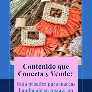 Imagen de portada para Ebook Crea Contenido que Enamora y Vende: la guía práctica para marcas handmade que quieren brillar en Instagram
