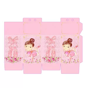 Imagem de capa para o Ebook Caixa Milk Bailarina para imprimir 