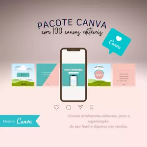 Imagem do curso Pacote Canva Editáveis