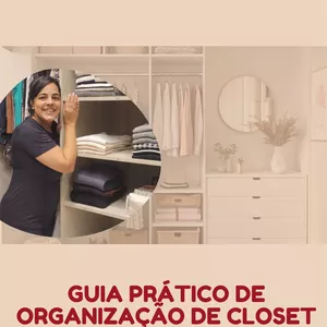 Imagem de capa para o Ebook Guia Prático de Organização de Closet