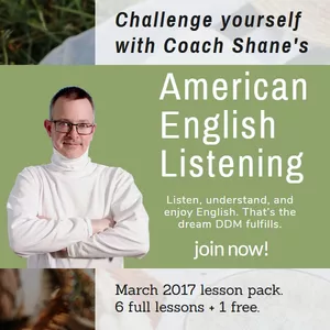 Cover image for Online course Coach Shane's American English Listening - March 2017