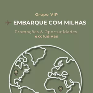 Imagem de capa para o Curso online Grupo VIP Embarque com Milhas | Promoções &amp; Oportunidades exclusivas no WhatsApp