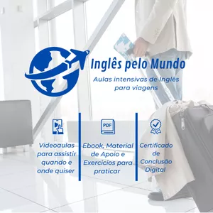 Imagem de capa para o Curso online Inglês pelo Mundo - Aulas de Inglês para Viagem