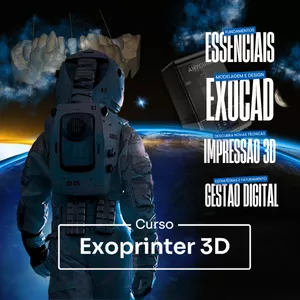 Imagem de capa para o Curso online Exoprinter 3D