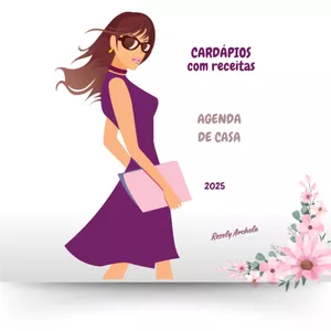 Imagem de capa para o Ebook Cardápios com receitas da Agenda de Casa 2025