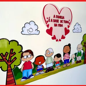 Imagem de capa para o Ebook Painel Dia da Família 🏡