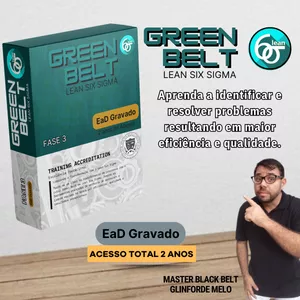 Imagem de capa para o Curso online Green Belt em Lean Six Sigma