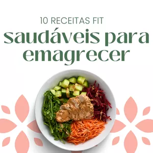 Imagem de capa para o Ebook Receitas Fit Para Emagrecer