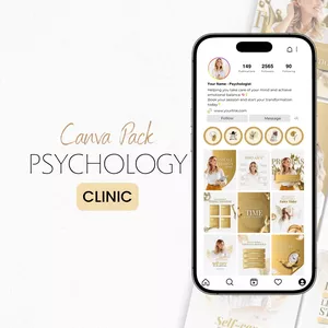 Cover image for Online course Canva Pack for Clinical Psychology