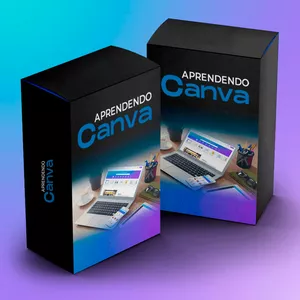Imagem de capa para o Curso online Aprendendo Canva