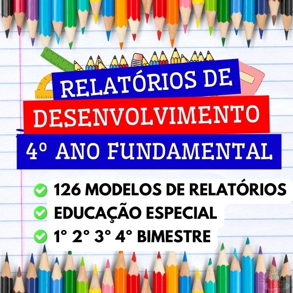 Imagem do curso 4º ANO FUNDAMENTAL - Relatórios de Desenvolvimento
